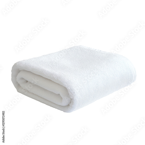 Luxurious White Towel: Soft, Absorbent, and Elegant