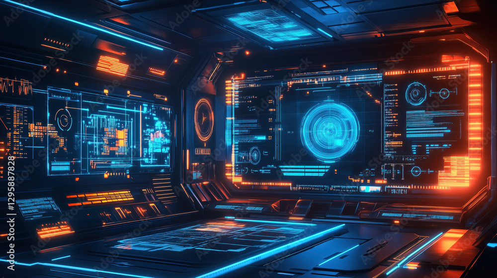 Fototapeta premium Protecting intergalactic communications