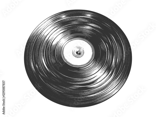 Vintage Vinyl Record vector illustration