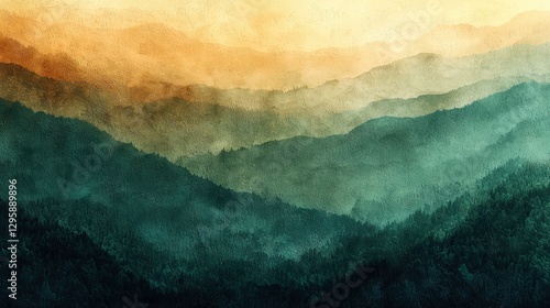 Gradient wallpaper background with moss green palette