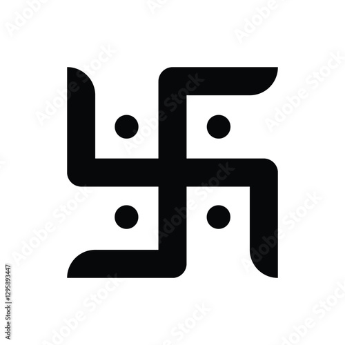 Hinduism swastika icon. symbol in square shape Swastika. High resolution Swastikas' icon or logo isolated sign symbol vector illustration.