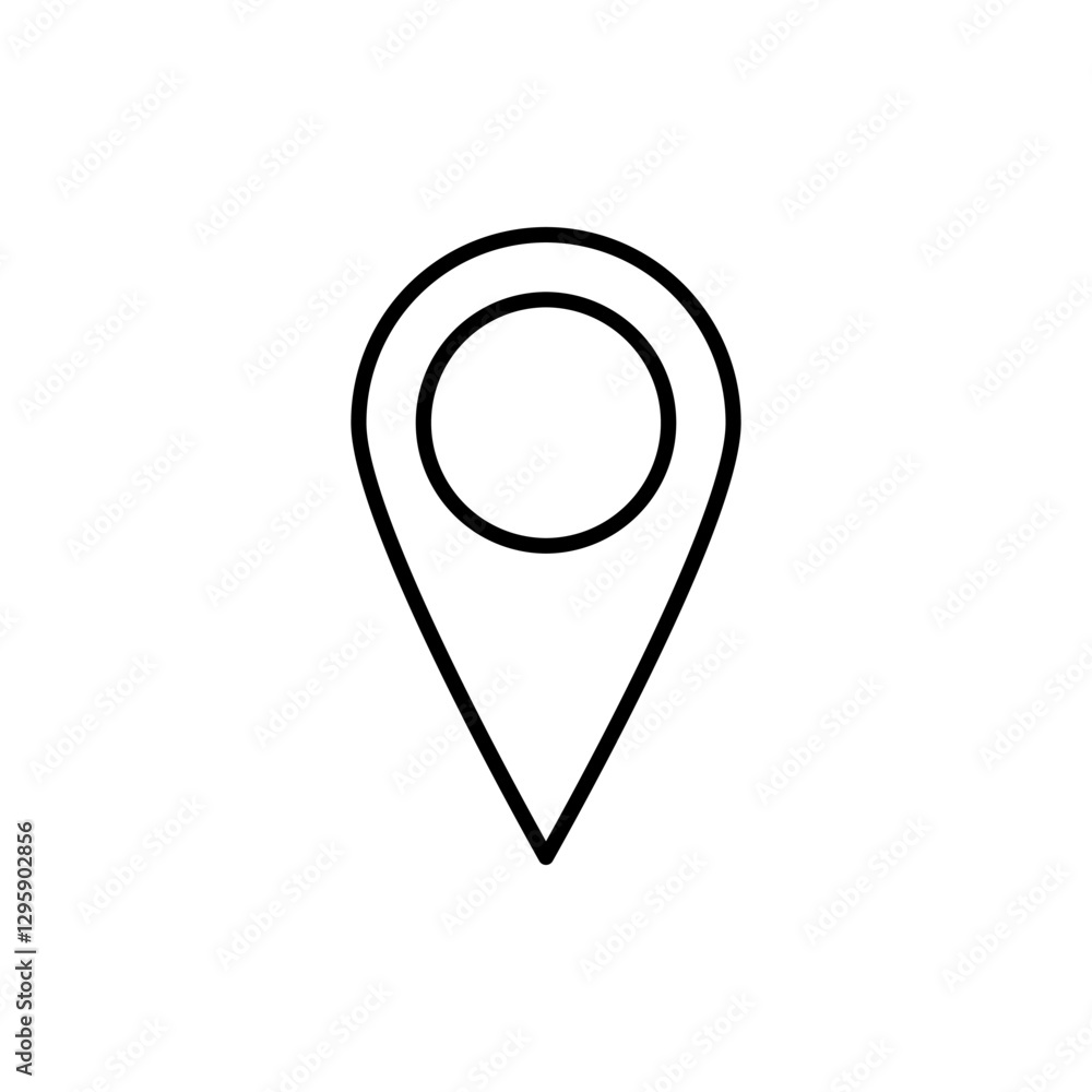 map pointer location icon map pointer location icon