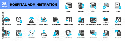 Hospital Administration Iconset Glyph Color