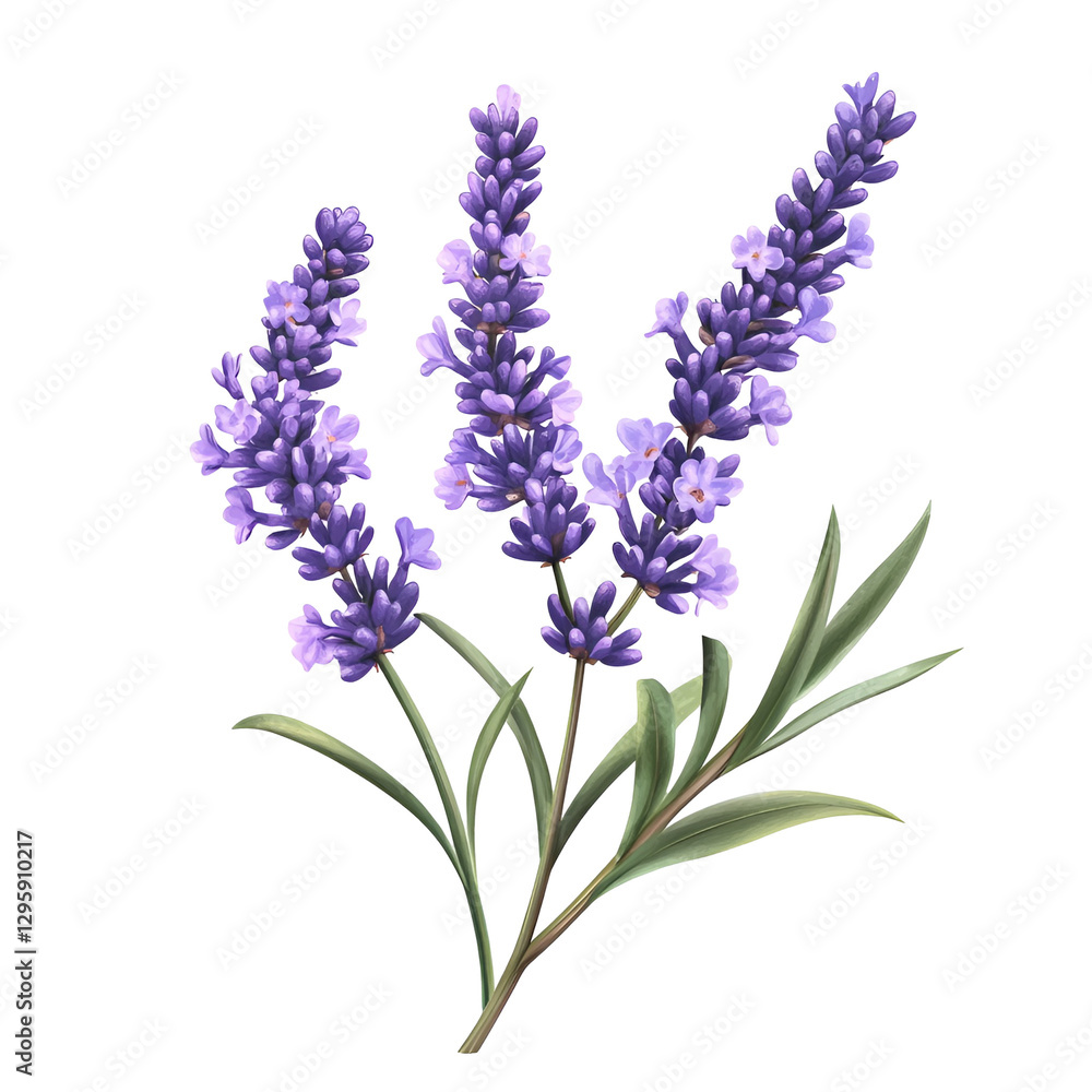 Naklejka premium bunch of lavender