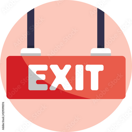 Visual guide for drivers to navigate out of the parking facility.