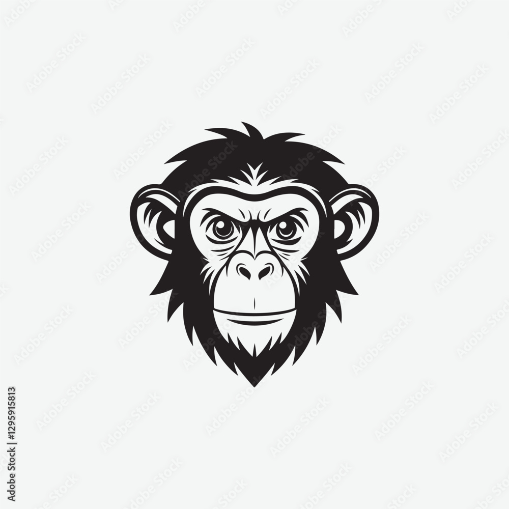 Obraz premium Discover a stylish money face vector silhouette with clean, clear lines and a minimalist white background. Perfect for modern designs, branding, and creative projects.
