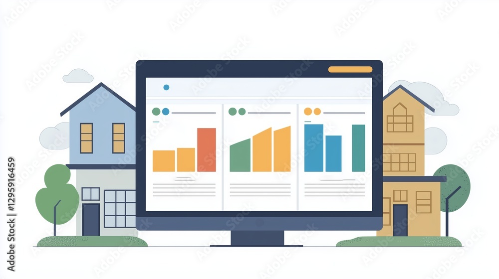 Digital Real Estate Analysis with Visualization Charts Digital Real Estate Analysis with Visualization Charts