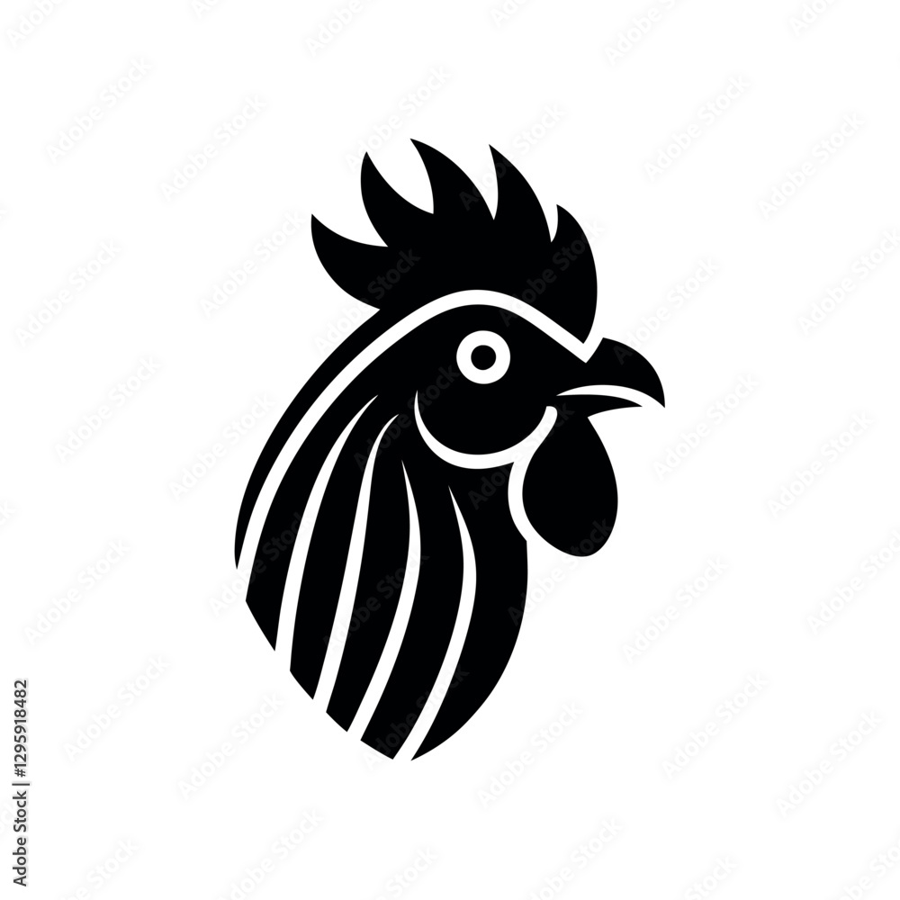 Obraz premium rooster vector illustration