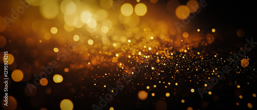 gold background light black golden casino vector glitter particle dust award poker vip magic effect shine star game spotlight luxury bokeh 3d design yellow glamour white spark sparkle chip line slot 
