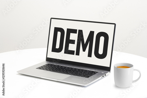 Obraz na płótnie Trial version and demo concept. Live demo