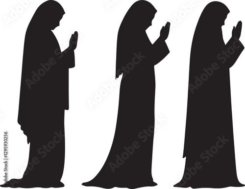 Wallpaper Mural Muslim Love Family Silhouette Design vector. Torontodigital.ca