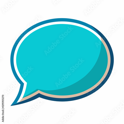 Chat Bubble icon on white background
