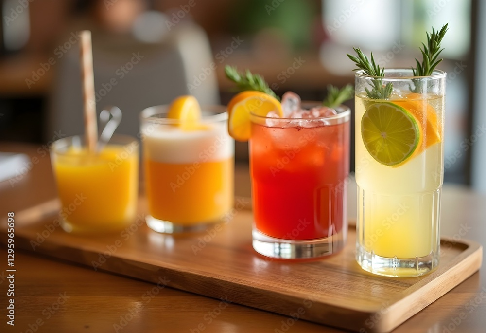 Fototapeta premium glass of orange juice