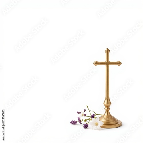 Wallpaper Mural Maundy Thursday Photorealistic Illustration, Delicate Detail on White Background, Wide Format for Editorial Use Torontodigital.ca