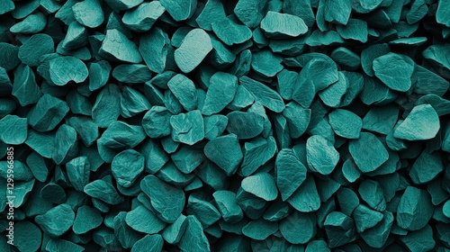 Wallpaper Mural Rough Green Gravel Stones Arranged In A Seamless Pattern Torontodigital.ca