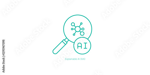 Explainable AI for Transparent and Interpretable Machine Learning Models Vector Icon