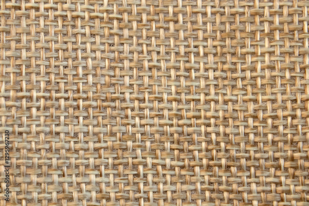 Light beige or yellow natural texture of rough linen textile material background. Fabric canvas Light beige or yellow natural texture of rough linen textile material background. Fabric canvas