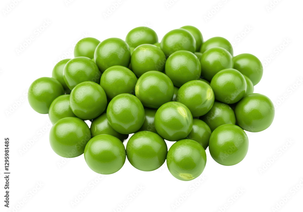 Isolated Heap of Fresh Green Peas for Culinary Use Isolated Heap of Fresh Green Peas for Culinary Use