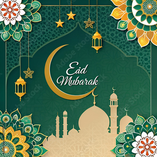 eid al fitr Mubarak Islamic festival social media