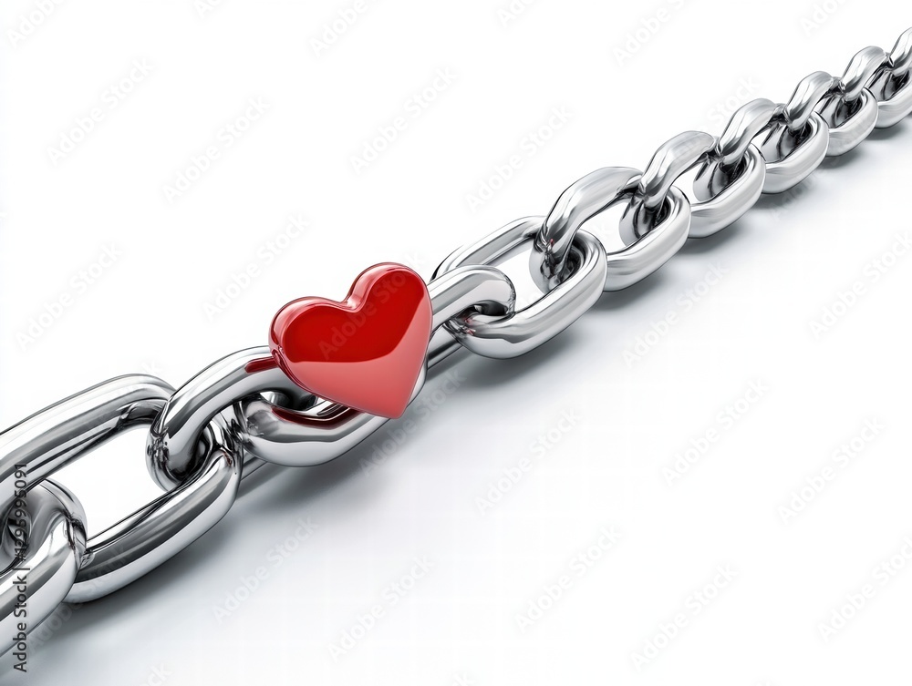 Obraz premium chain and lock