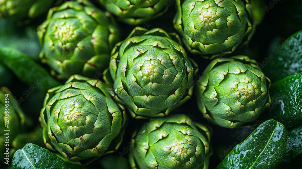 Fototapeta premium green artichokes