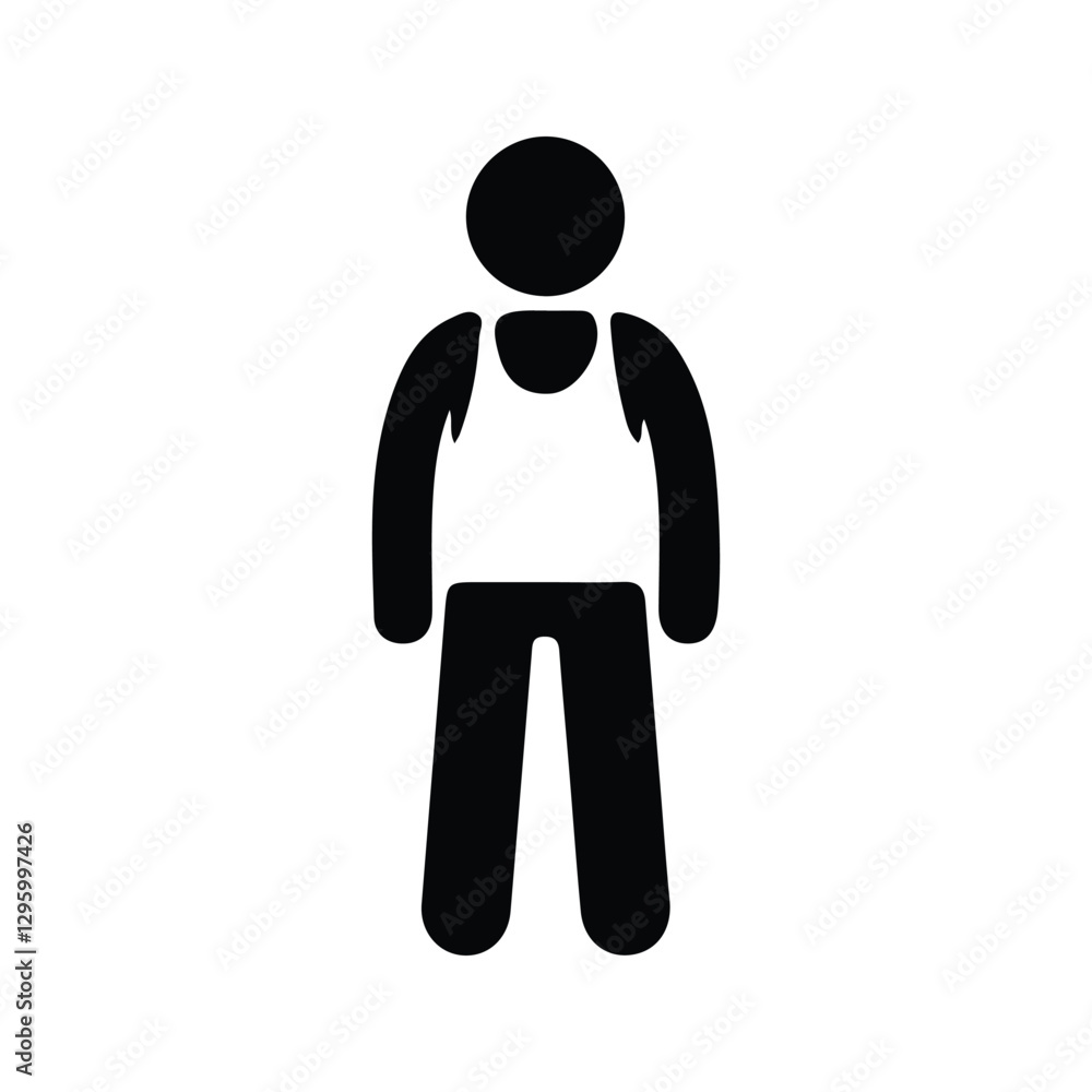 People Silhouette Icon. People Character Shadow Illustration. People Silhouette Icon. People Character Shadow Illustration.