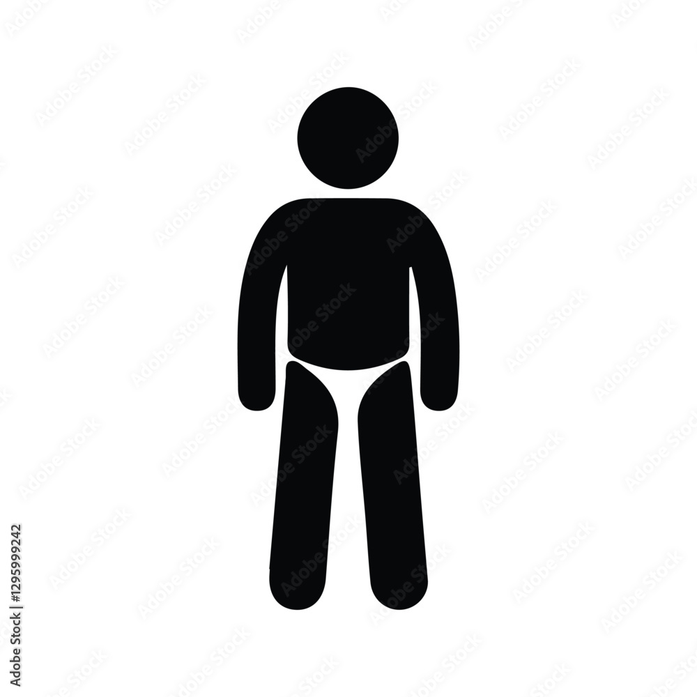 People Silhouette Icon. People Character Shadow Illustration. People Silhouette Icon. People Character Shadow Illustration.