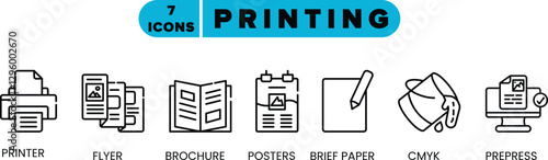 Printing in path style