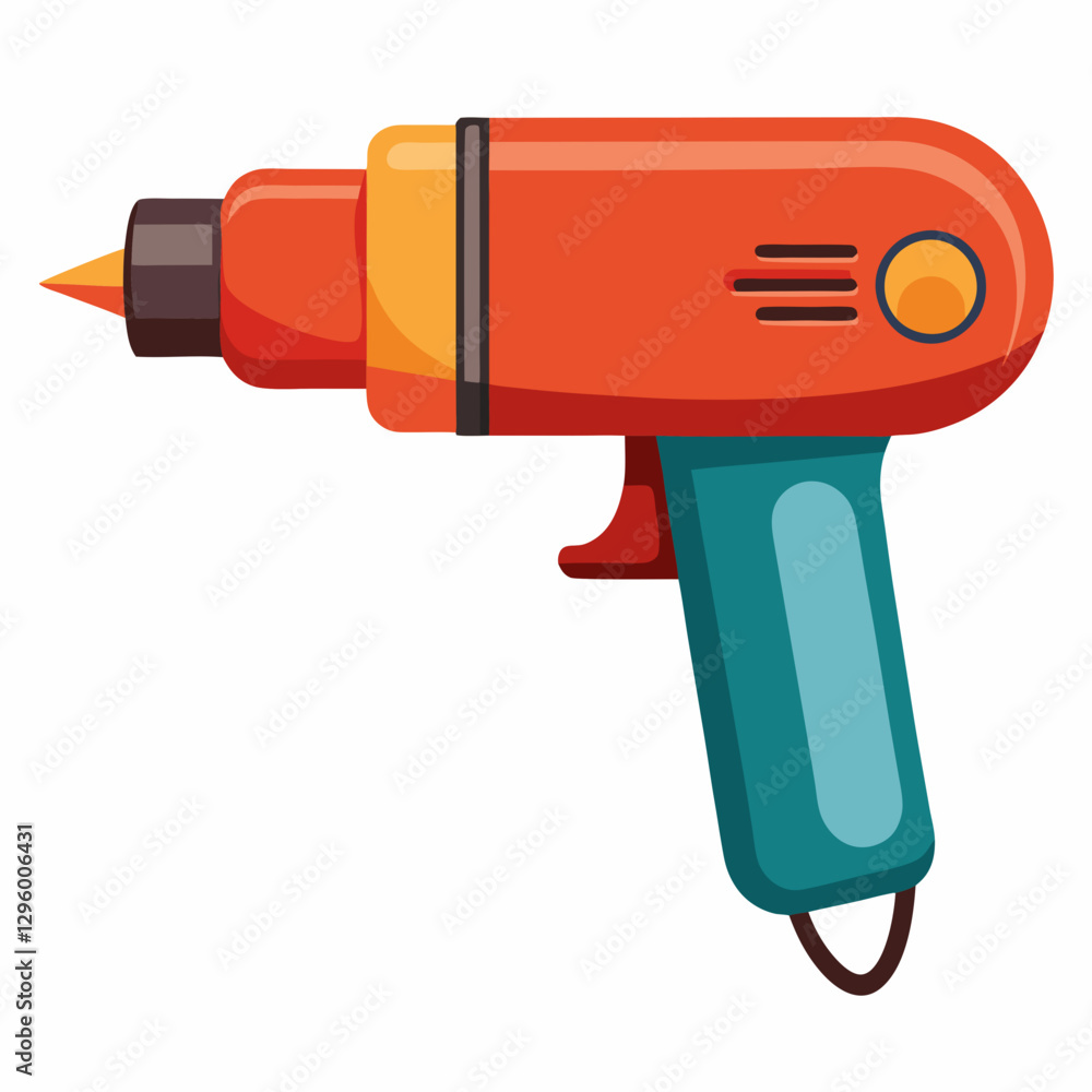 Heat Gun icon in colorful design Heat Gun icon in colorful design