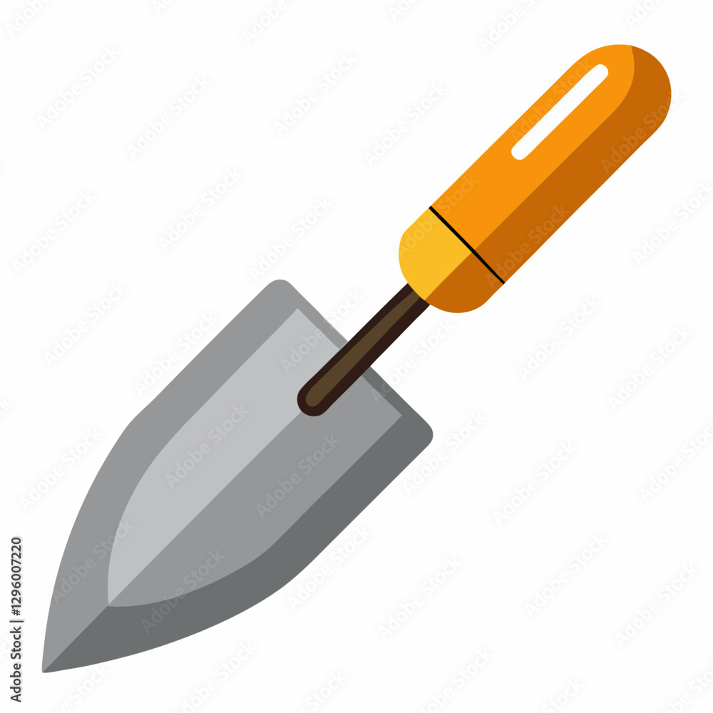 Trowel icon on white background Trowel icon on white background