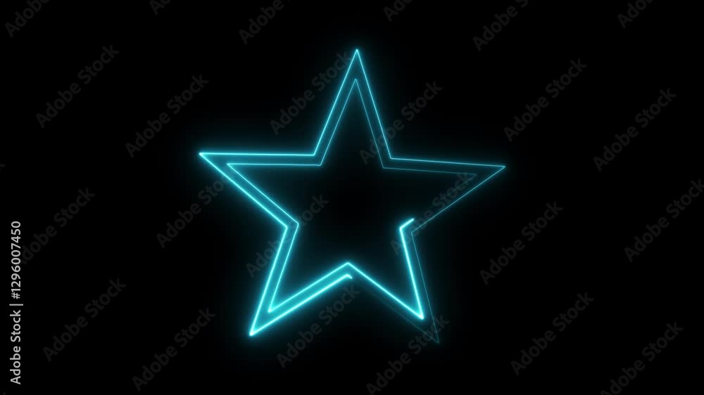 Bright neon lines. Star frame icon color animation.Bright neon lines. Star frame icon color animation. Bright neon lines. Star frame icon color animation.Bright neon lines. Star frame icon color animation.