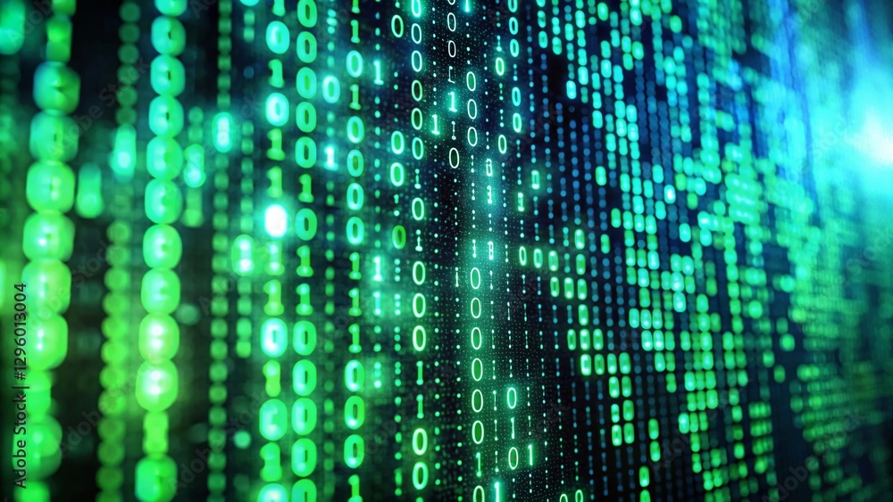 4K Vertical Video Animation: Hacker Code Streaming Down Computer Screen Terminal - Stock Footage 4K Vertical Video Animation: Hacker Code Streaming Down Computer Screen Terminal - Stock Footage