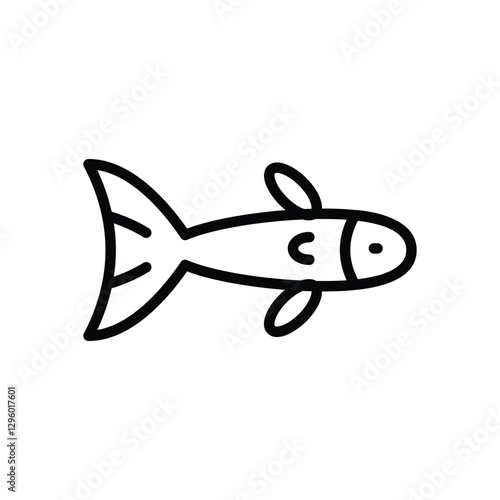  Neon Tetra Vector icon