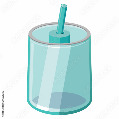 frosted glass toothbrush holder