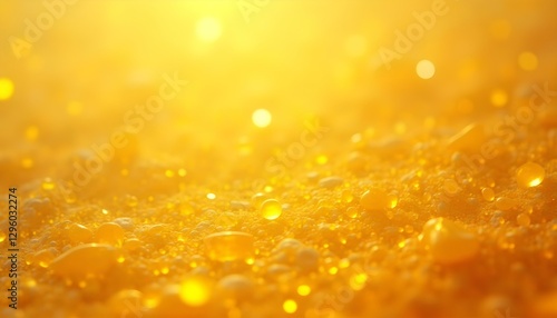 golden bokeh background