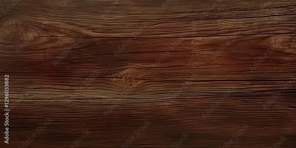 Obraz premium A rich, textured wooden surface showcasing deep browns and subtle grain patterns, perfect for rustic or natural-themed designs.