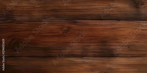 Wallpaper Mural A close-up view of rich, dark wooden planks showcasing their texture and natural grain patterns. Torontodigital.ca