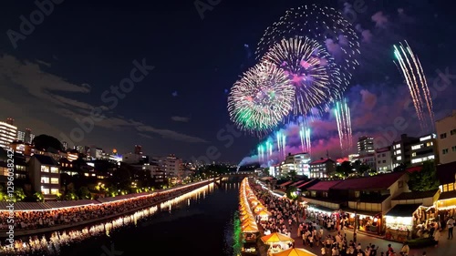 apanese Summer Festival Fireworks: A Spectacular Night of Tradition and Celebration