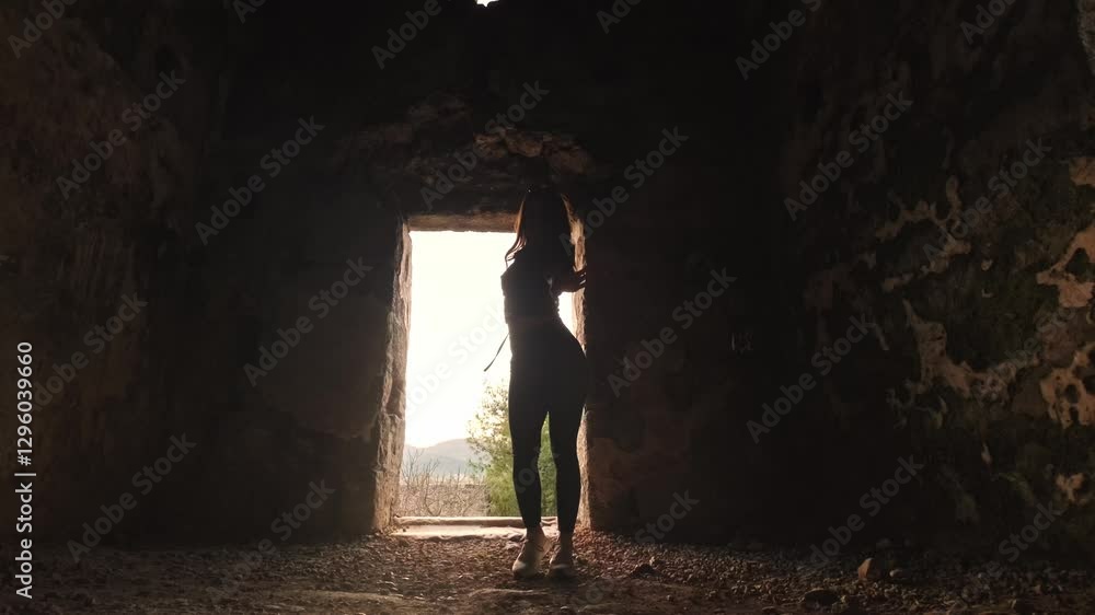 A dancer moves gracefully inside a historic and touristic location, surrounded by aged stone architecture. The play of light and shadow adds depth to the scene.
A dancer moves gracefully inside a historic and touristic location, surrounded by aged stone architecture. The play of light and shadow adds depth to the scene.