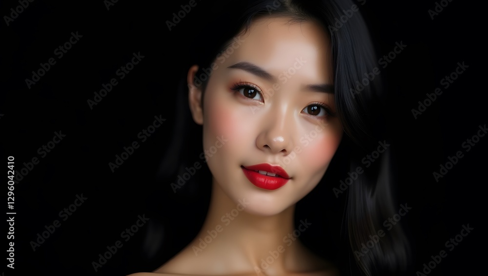 Asian model for beauty salons Asian model for beauty salons
