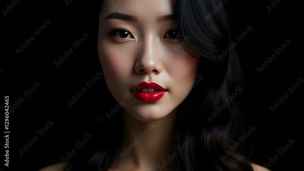 custom made wallpaper toronto digitalAsian model for beauty salons	