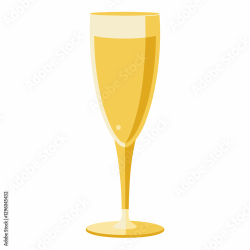 gold rimmed champagne flute