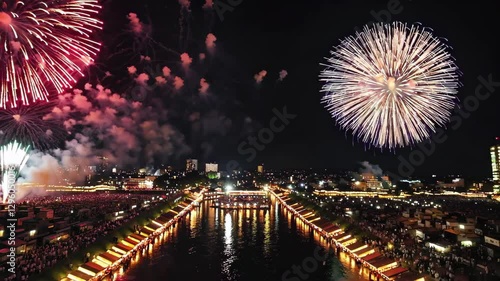 apanese Summer Festival Fireworks: A Spectacular Night of Tradition and Celebration