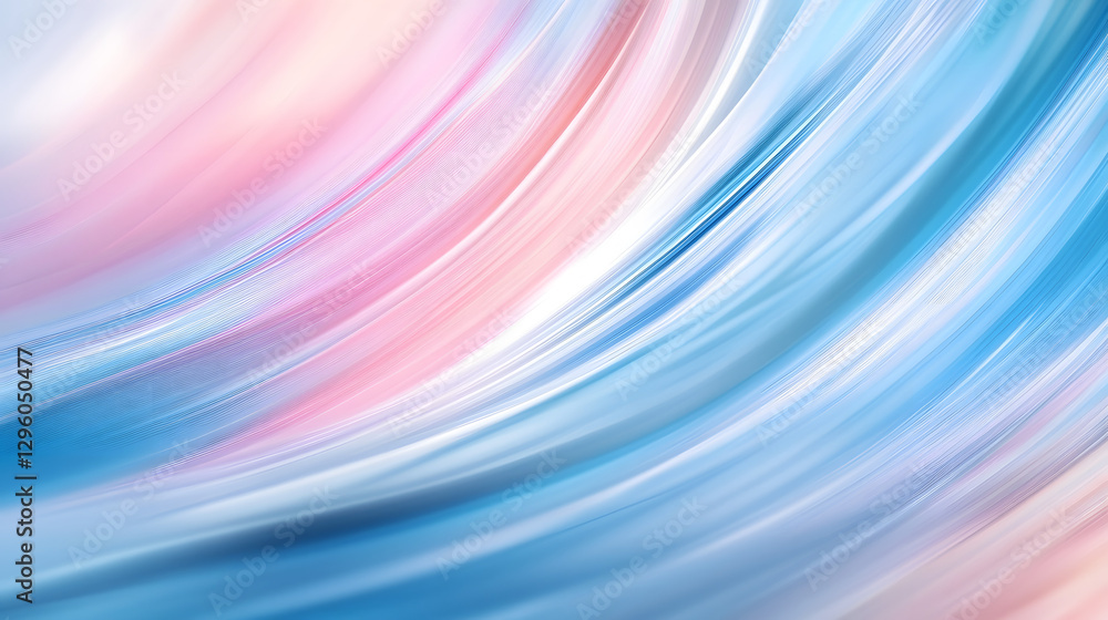 Obraz premium Abstract background with a gradient of blue and pink colors, blurred effect 
