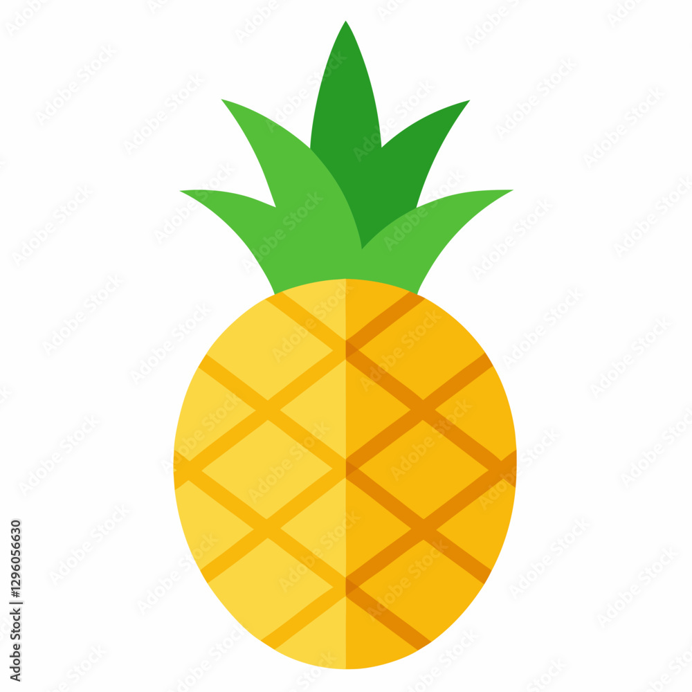 Bold Pineapple Patterns in Vector Bold Pineapple Patterns in Vector