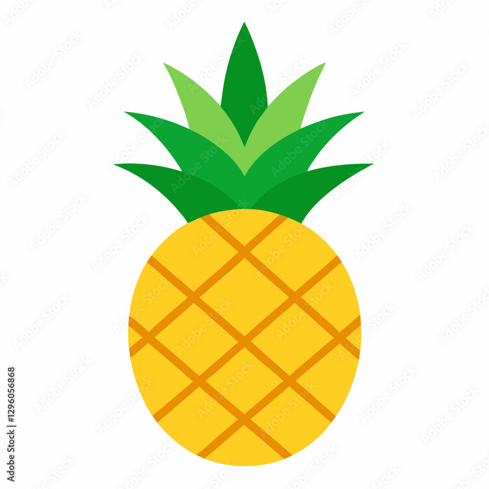 Bold Pineapple Patterns in Vector Bold Pineapple Patterns in Vector