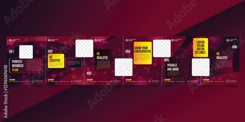 How to write a blog posts social media carousel, step by step guide to write Instagram carousel design template, LinkedIn carousel post, social media Instagram carousel post, modern and editable 