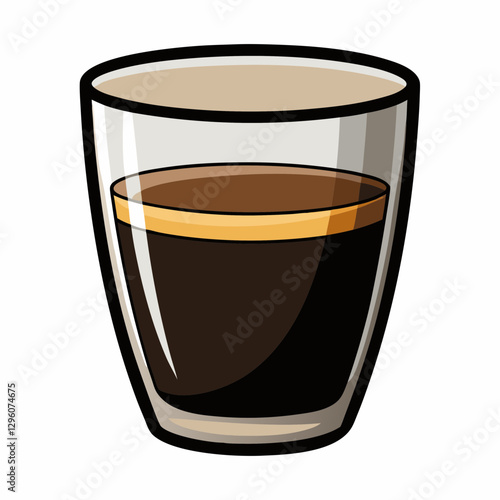 double walled espresso glass