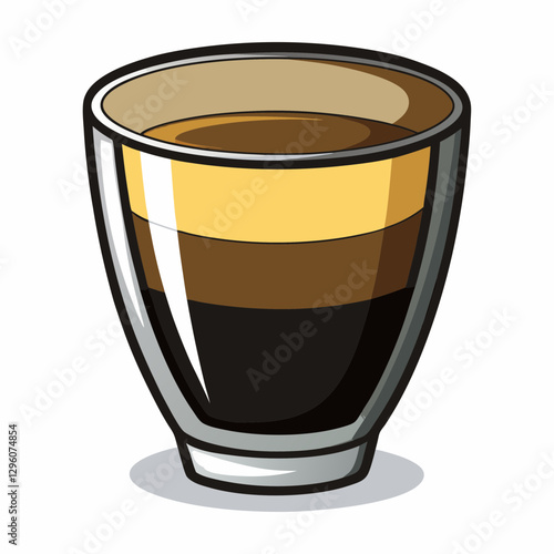 double walled espresso glass