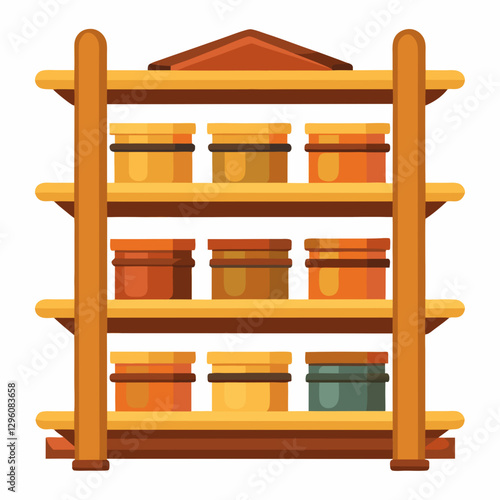 compact bamboo spice rack